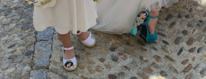 ¿De qué color son vuestros zapatos de novia? 1