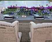 Mesa nupcial con solo los novios - 7