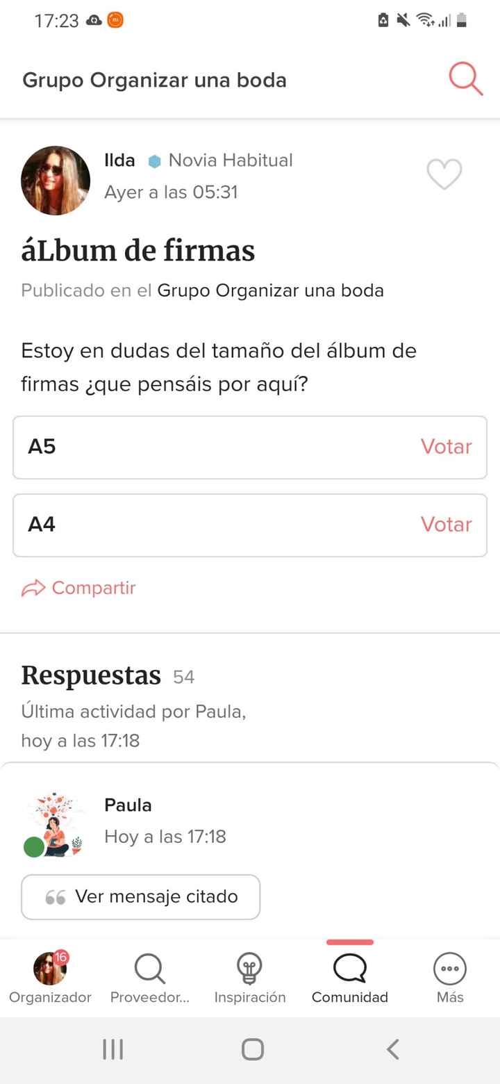 áLbum de firmas - 1