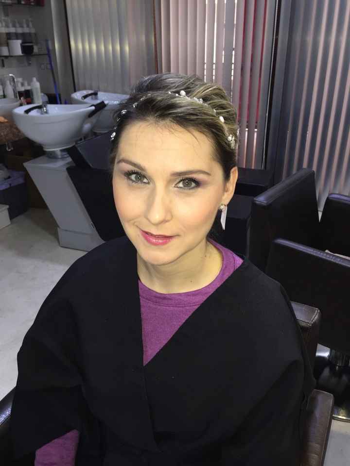 Mi prueba de peinado y maquillaje! - 2