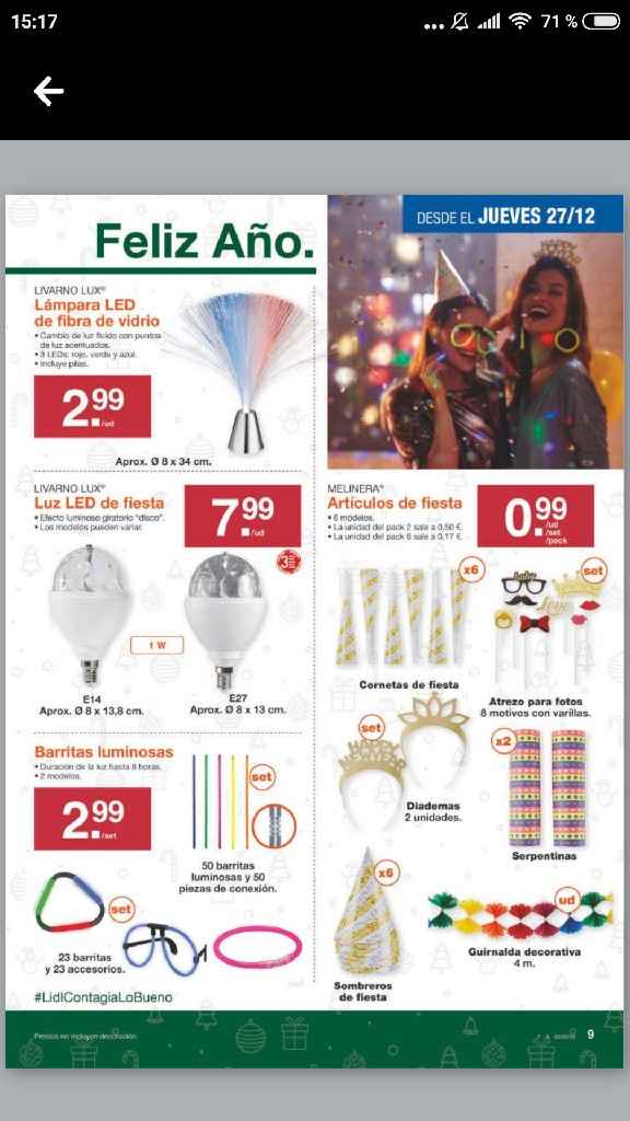 Pulseras luminosas - 1