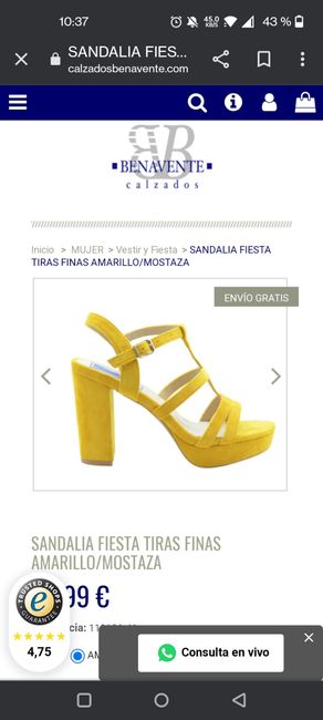 Duda con el color de zapatos para invitada. 6