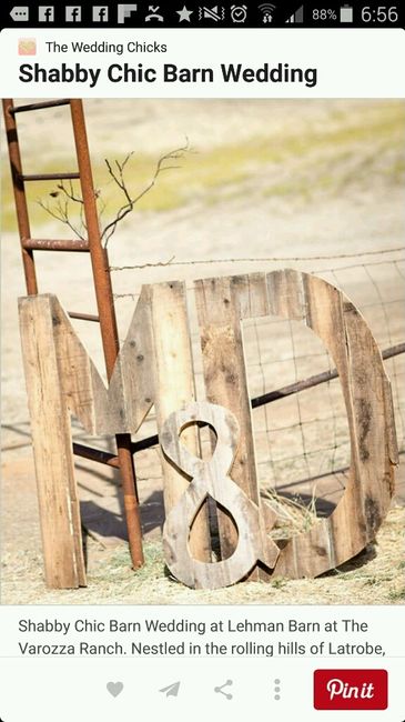 Letras madera muy grandes - 1