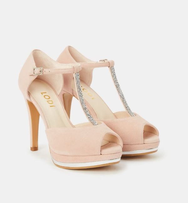 Zapatos de novia rosa palo - 1