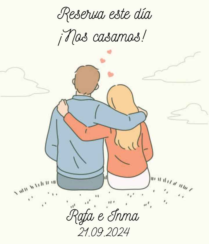 Save de date, cuando enviar? - 1