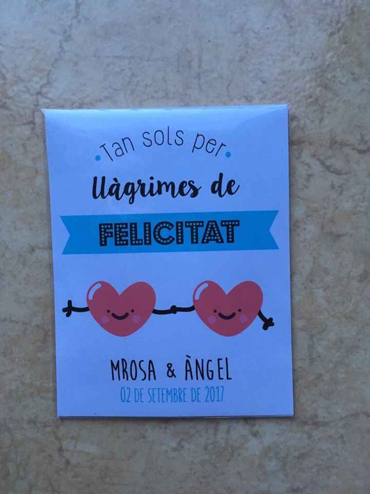 Cositas: paipai, bolsitas arròs, lagrimas... - 2
