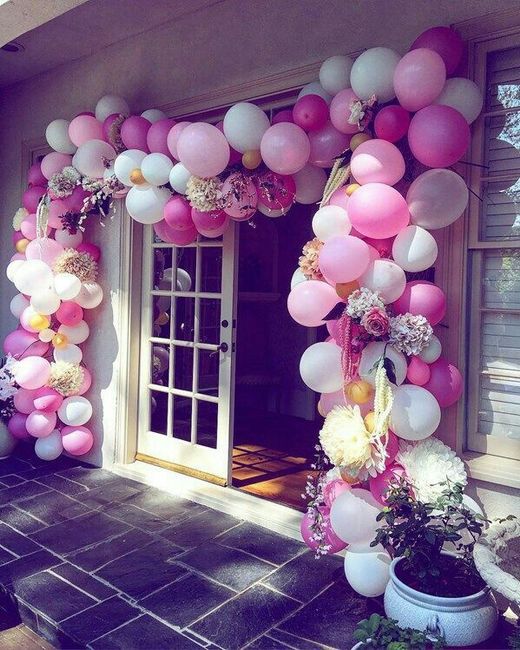  Decoración con globos y velas para ceremonia civil - 1