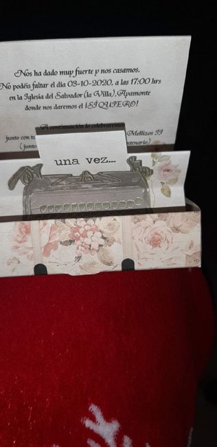 Invitaciones de las que aplazamos. 1