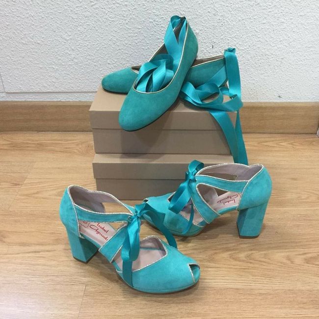 ¿De qué color son vuestros zapatos de novia? 4