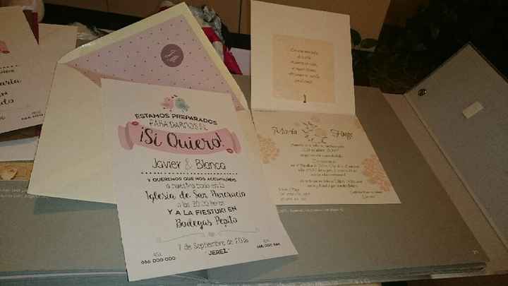 Ayuda duda entre 2 invitaciones!! - 2