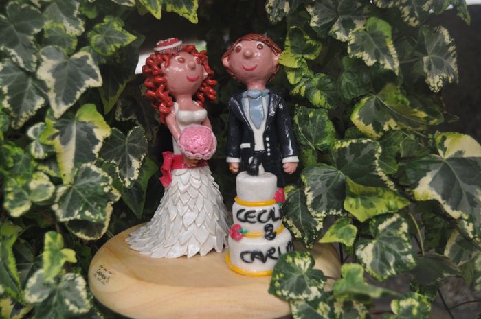 figura tarta de novios