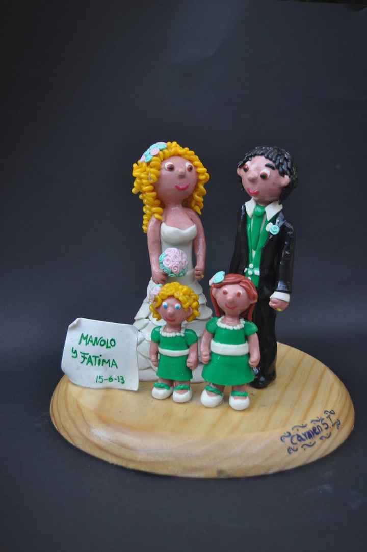 figura tarta de novios o invitados