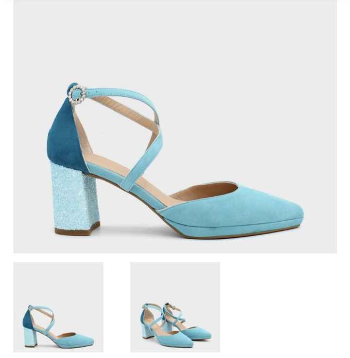 Zapato turquesa novia! - 1