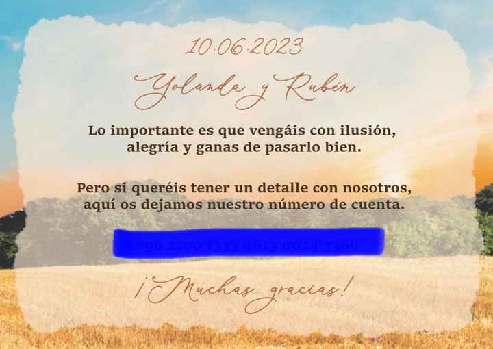 Nuestras invitaciones de boda - 2
