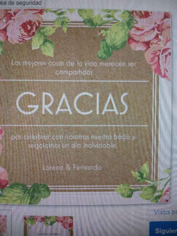 Tarjetas agradecimientos - 1