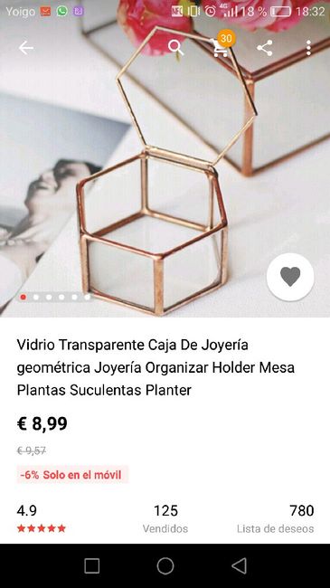  Musgo para caja de anillos - 1