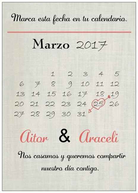 Save the date! - 1