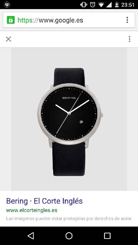 Reloj para el novio - 1