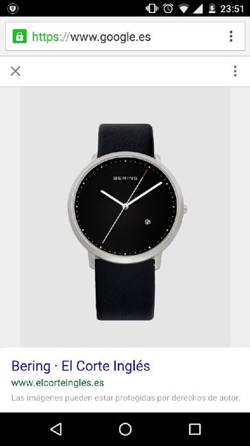 Reloj para el novio - 1