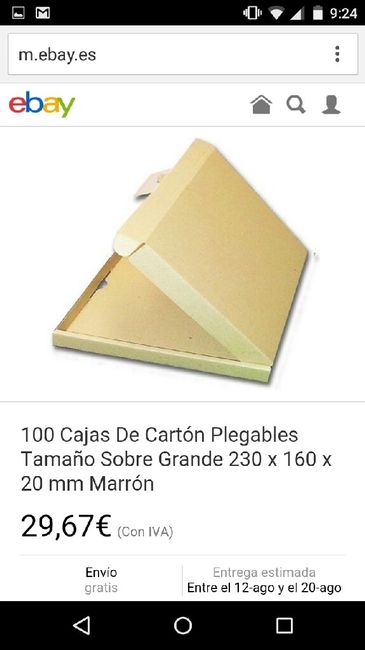 Cajas para invitaciones - 2