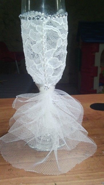 Decoración copas para el 1er brindis :) !!!! - 1