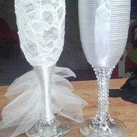 Decoración copas para el 1er brindis :) !!!! - 2
