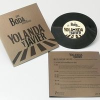 invitación disco vinilo