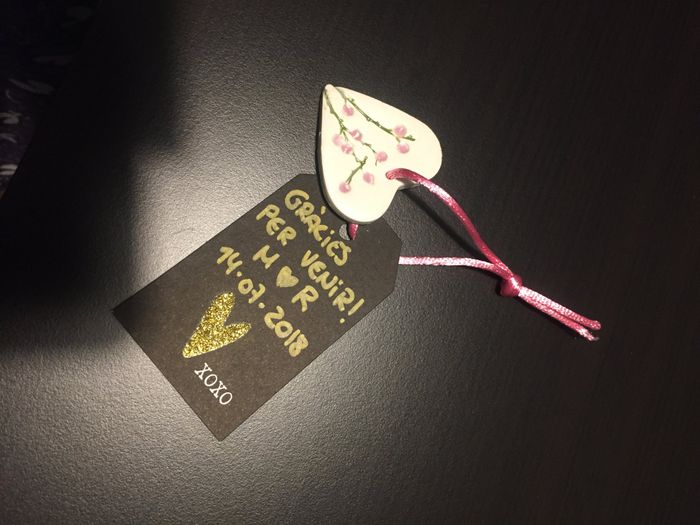 Corazones "gracias por venir" - 1