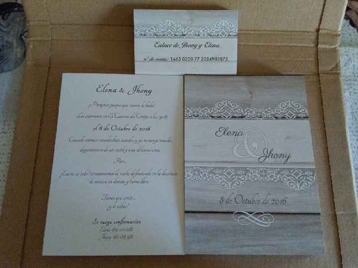 Llegaron las invitaciones! :-) - 1