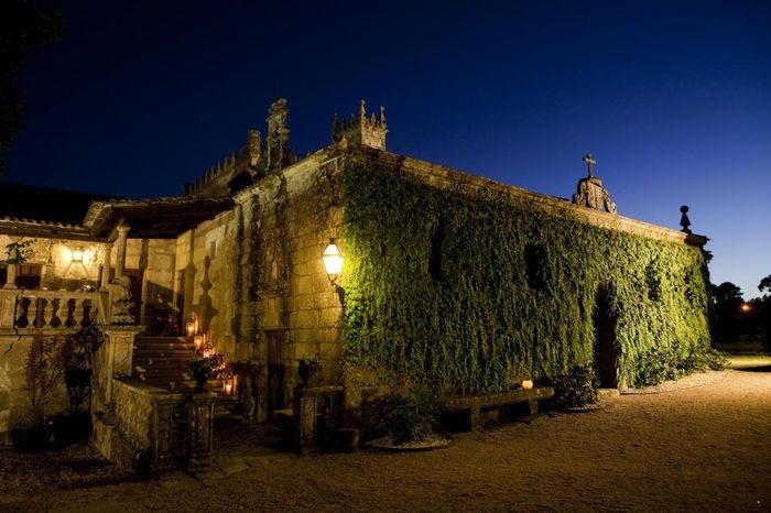 Esta zona del Pazo es la entrada a los dormitorios, pero la escalera da juego para buenas fotos, no 