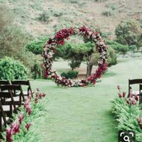 Altar circular floral - 2