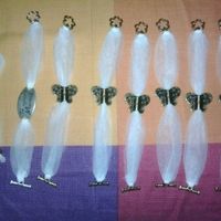 Pulseras con retales del vestido novia - 1