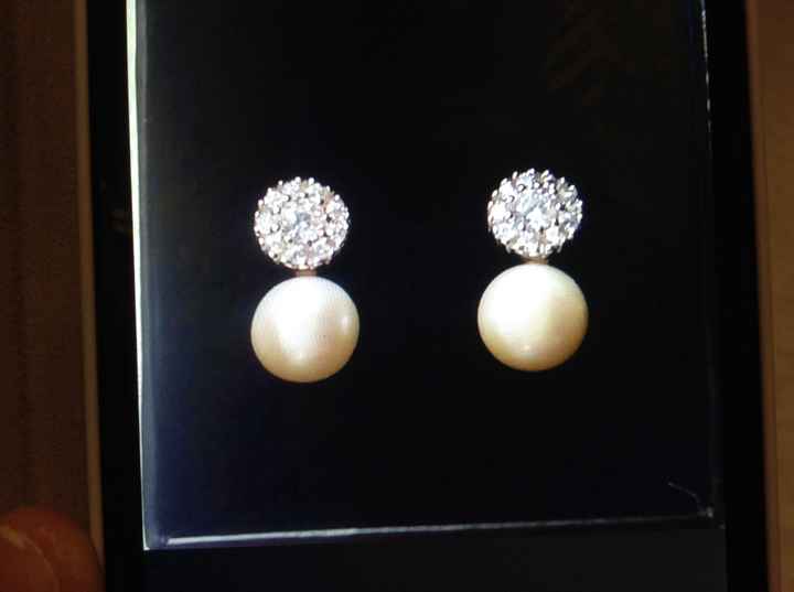 Pendientes con perlas - 1
