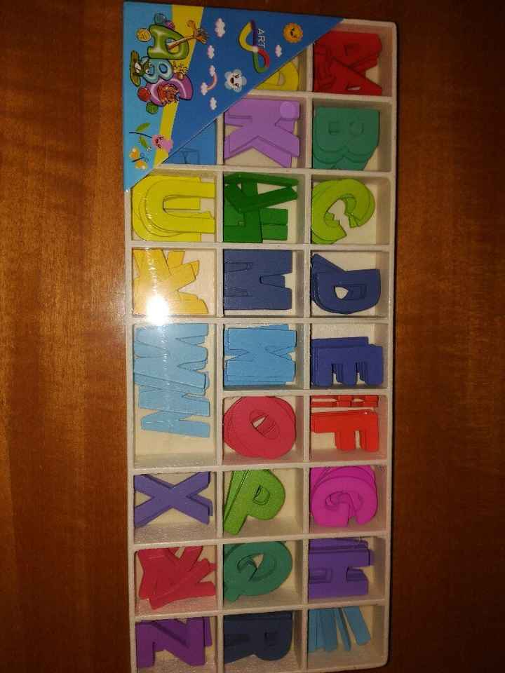 Letras de madera - 1