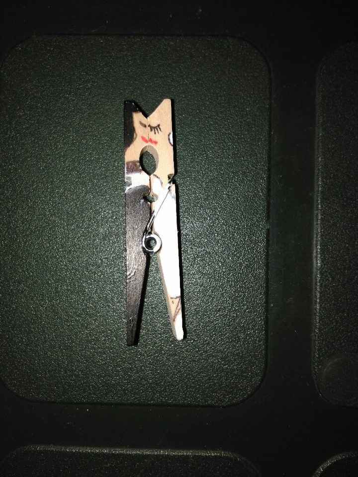 Mini pinzas novios - 1