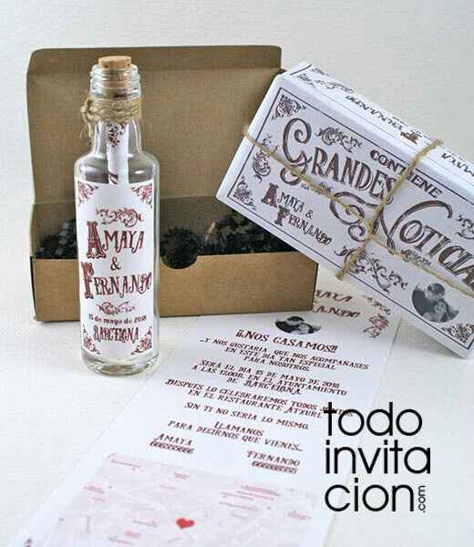 Invitaciones de boda "diferentes! - 1