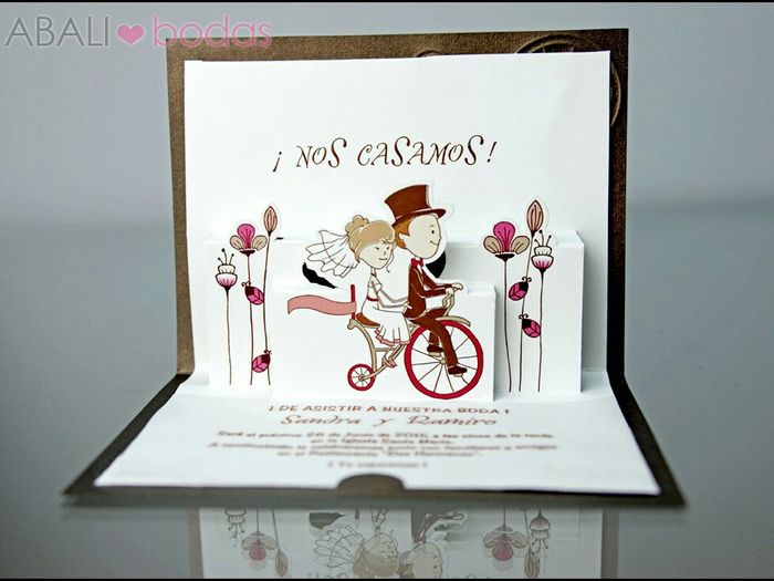 Invitaciones de boda en relieve - 4