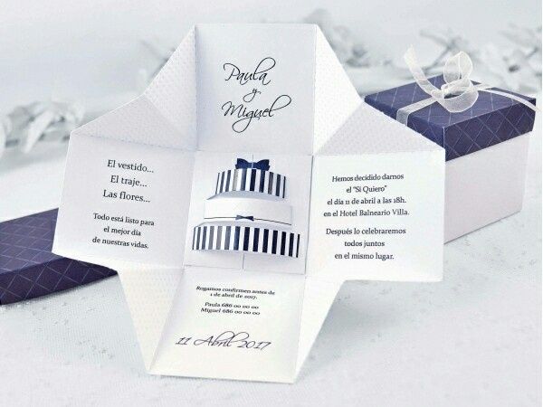 Invitaciones de boda en relieve - 5