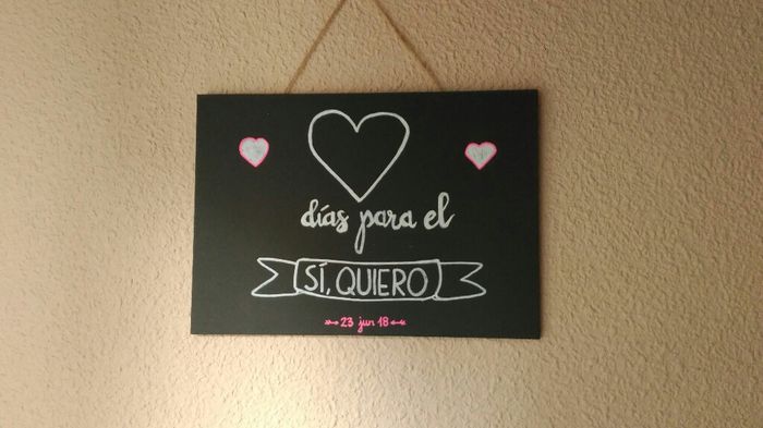  Pizarra días - 1