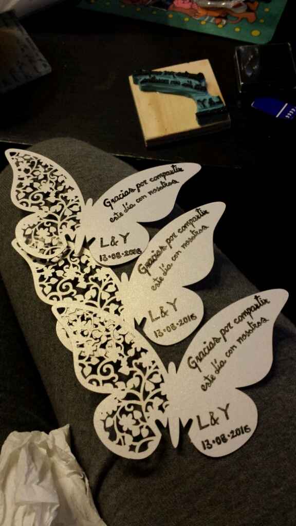 Mariposas de agradecimiento.. - 1