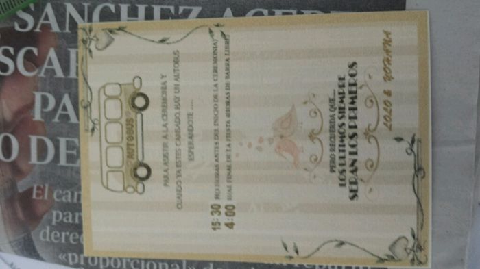Invitaciones terminadas - 1