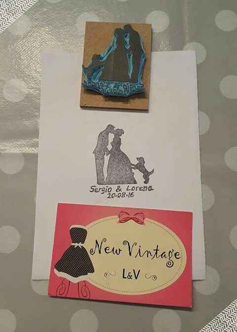 Sello de new vintage l&v - 1
