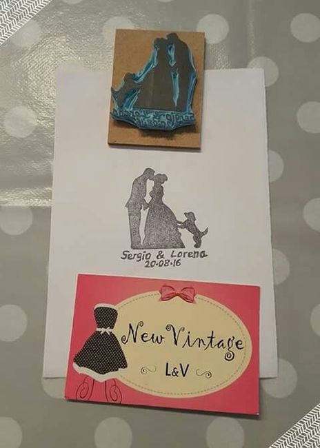 Sello de new vintage l&v - 1