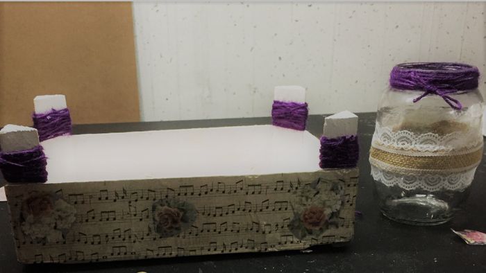 Caja fruta decorada
