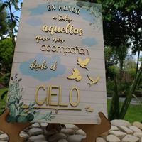Letrero Honor a nuestros seres queridos 