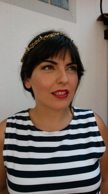 Mi maquillaje y mi no peinado. - 3