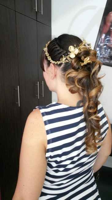 Mi maquillaje y mi no peinado. - 1