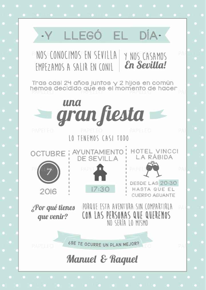 Mi invitacion!! - 1
