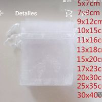 Medida bolsas de organza - 1