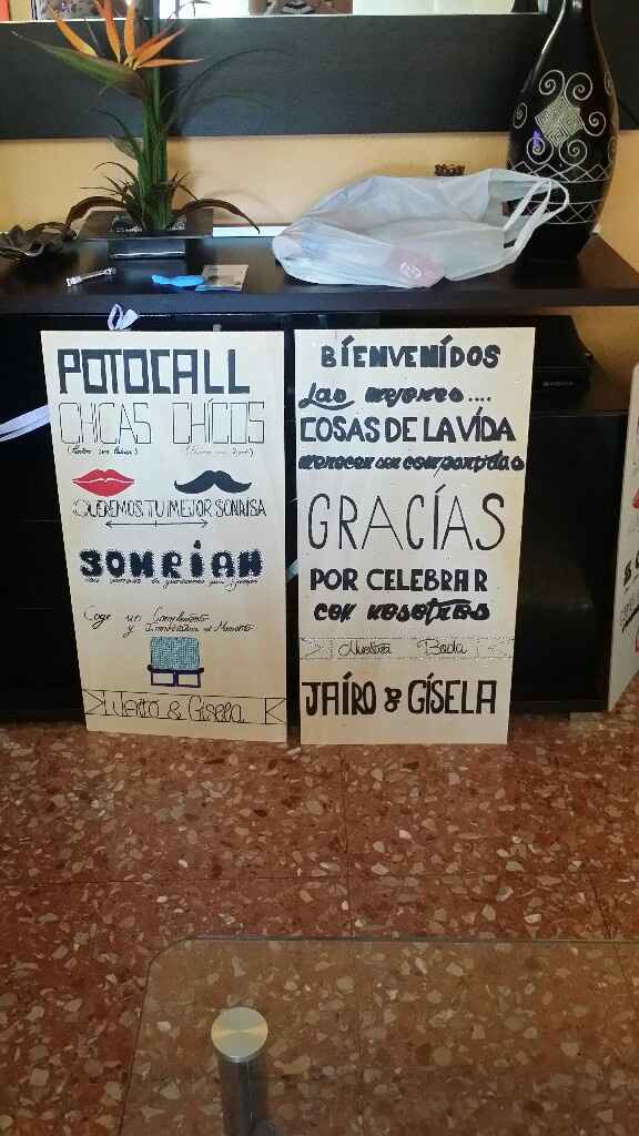 Carteles photocall y bienvenida - 1